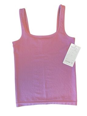 NWT Athleta Renew Ribbed Seamless Scoop Tank | Lotus Pink 🪷 |  Size XS